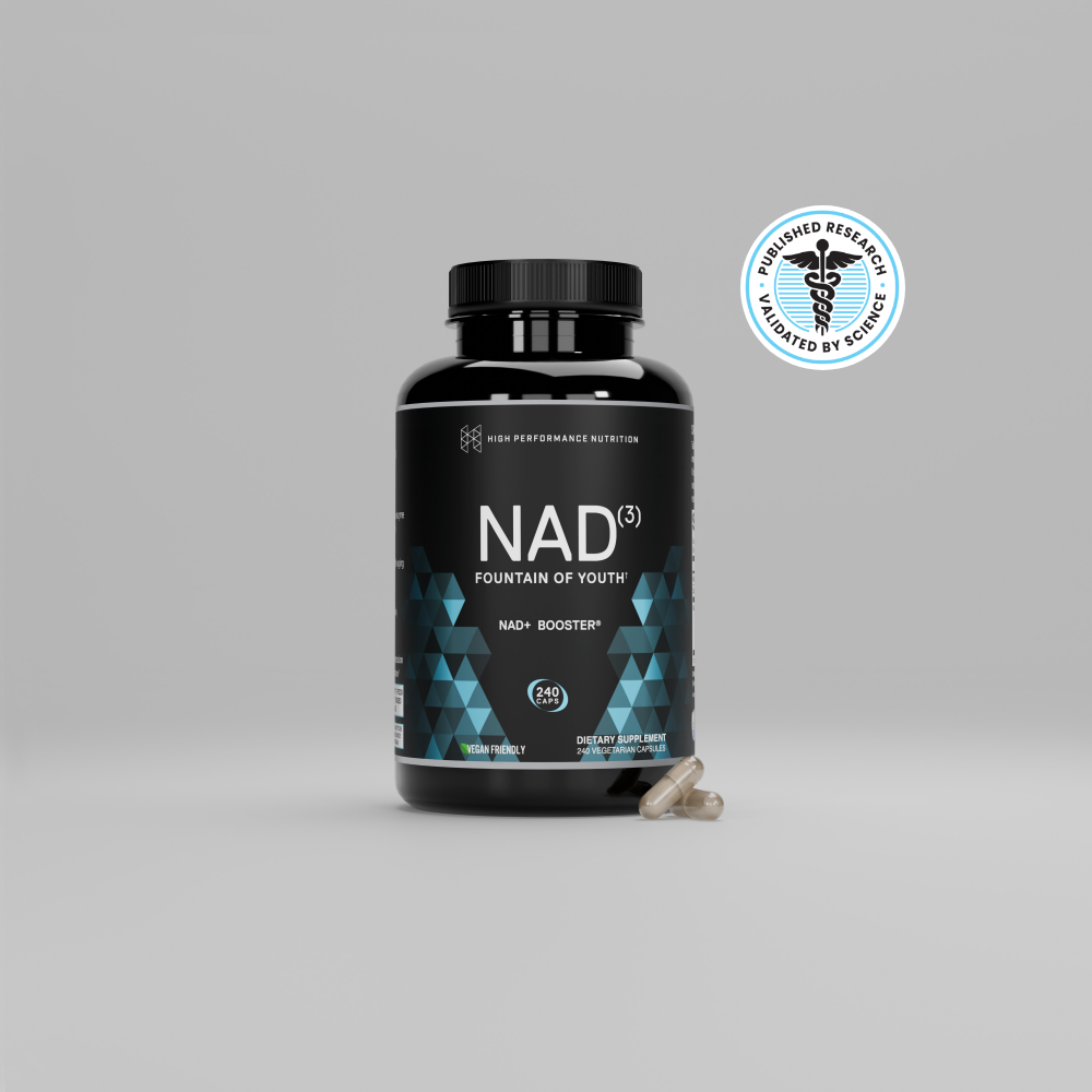 NAD3® 240 • An All Natural NAD+ Booster® Dietary Supplement (4 Month Supply)