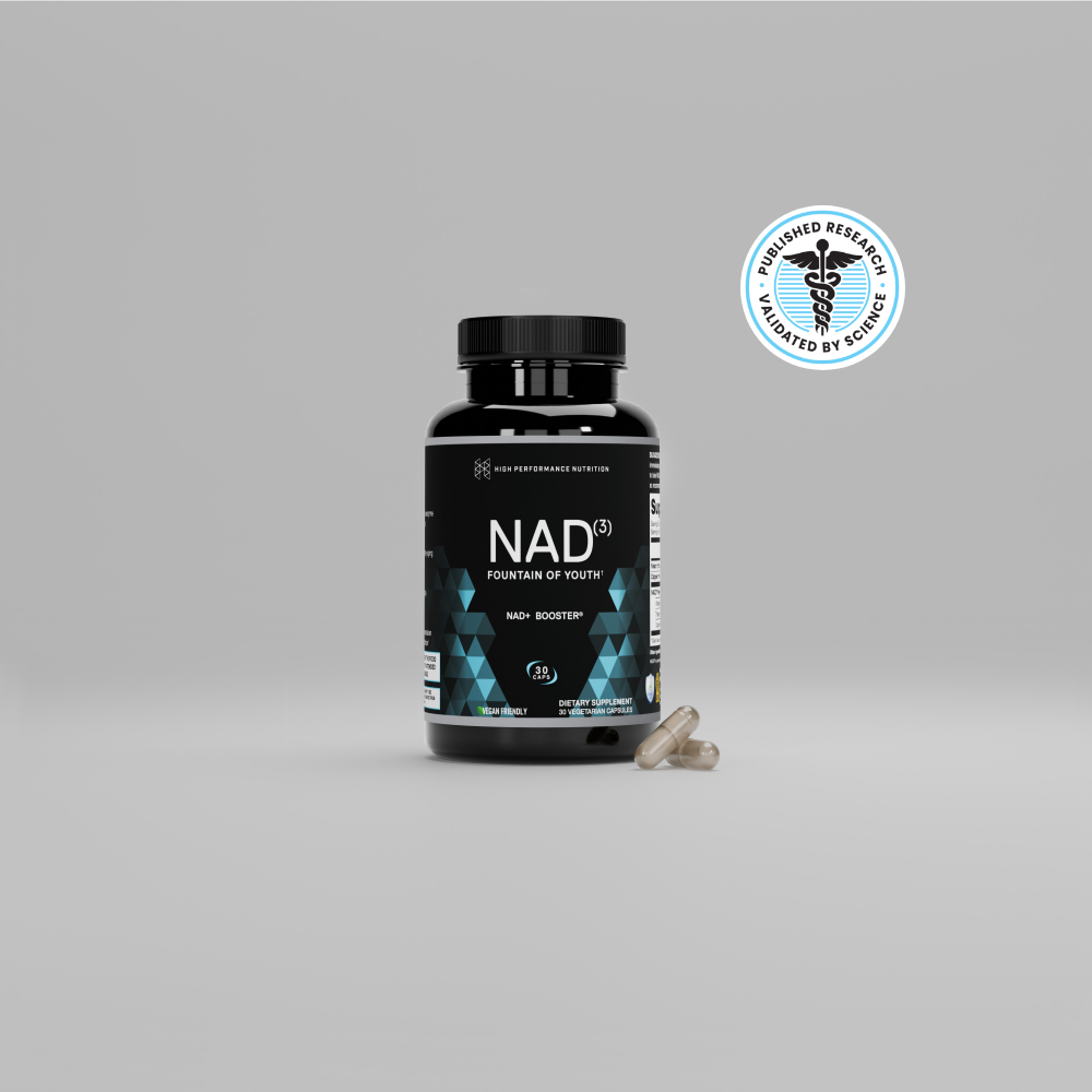 NAD3® 30 • An All Natural NAD+ Booster® Dietary Supplement (15 Day Supply)
